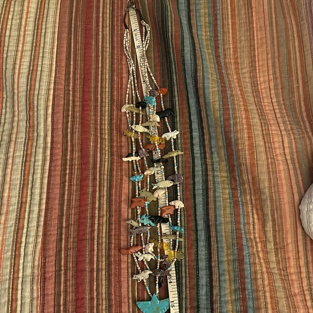 Native American fetish necklace - Picture 6 of 7